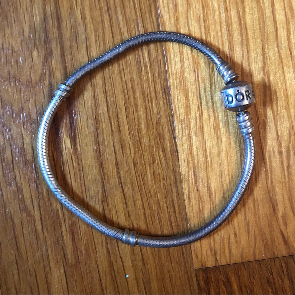 Authentic Pandora Classic Clasp Silver Bracelet